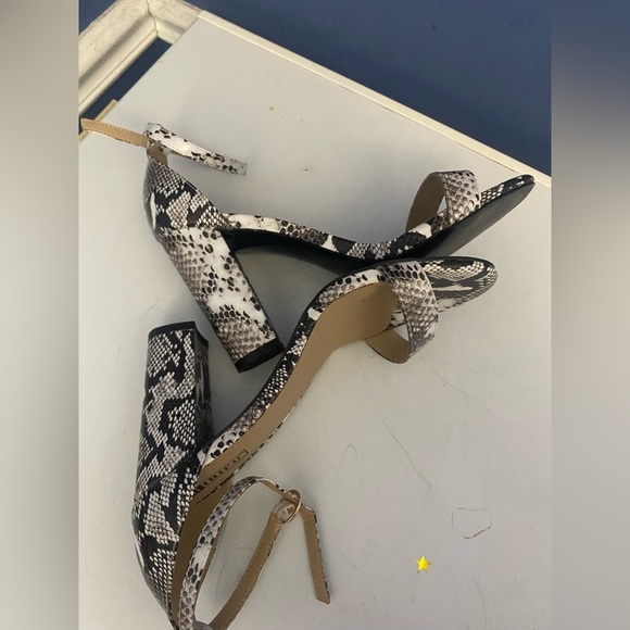 IDIFU Women's IN4 Cookie-HI Chunky High Heel Sandals Open Toe Ankle Strap 9 - Picture 4 of 7